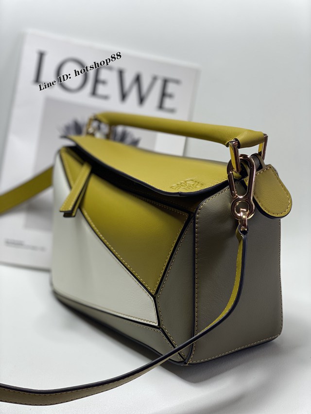 Loewe羅意威Puzzle女款系列小號幾何包 手提肩背斜挎女包 10172 lyw1224